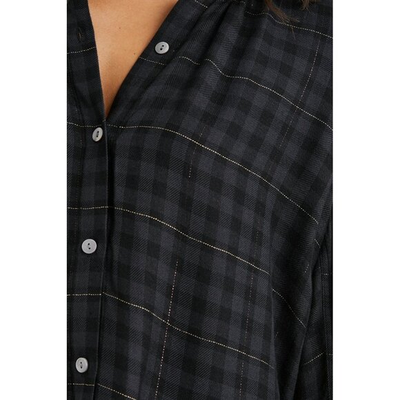 Rails Eloise Long Sleeve Top in Onyx Lurex Size‎ S - Picture 6 of 14